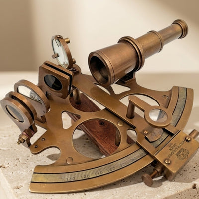 Sextant mare din alamă, cu posibilitate de personalizare prin gravură