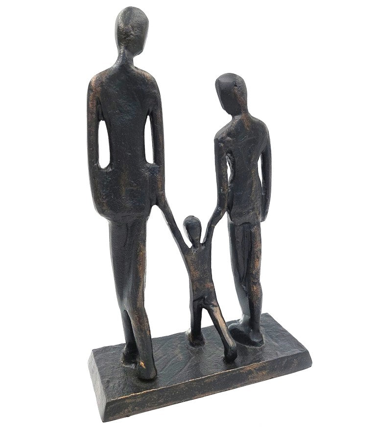 Familie cu copil, figurină decorativă DI-FIG-022