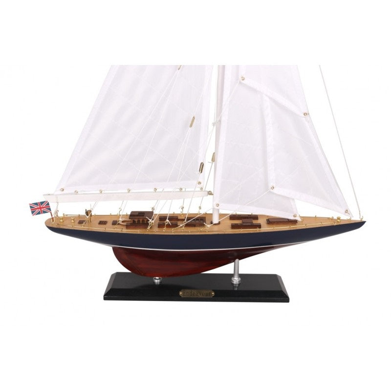 Replică a iahtului Endeavour 70 cm, cu posibilitate de personalizare prin gravură
