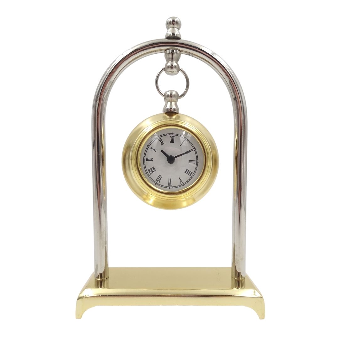 Ceas de șemineu vintage retro M02, personalizabil prin gravură