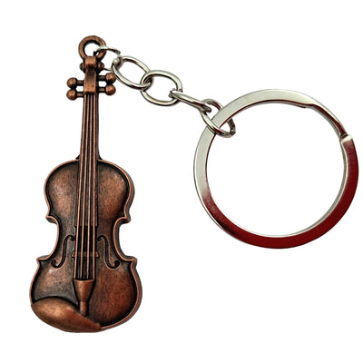 Breloc muzical metalic vioară MKT-0145