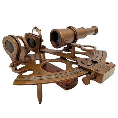 Sextant mare din alamă, cu posibilitate de personalizare prin gravură