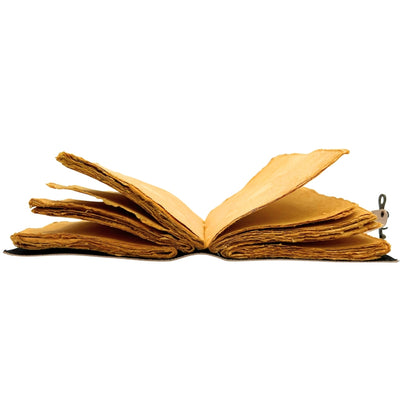 Jurnal din piele retro cu fazele Lunii și gravură