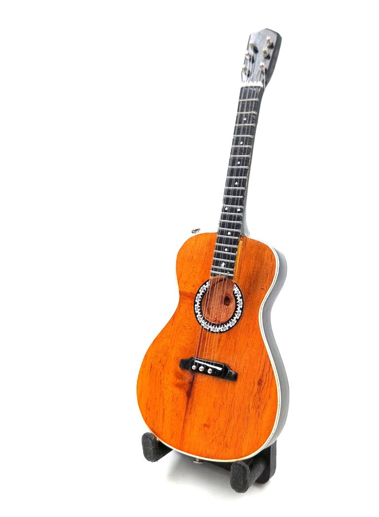 Mini chitară clasică 15cm în stil Paco de Lucia, cu posibilitate de personalizare prin gravură