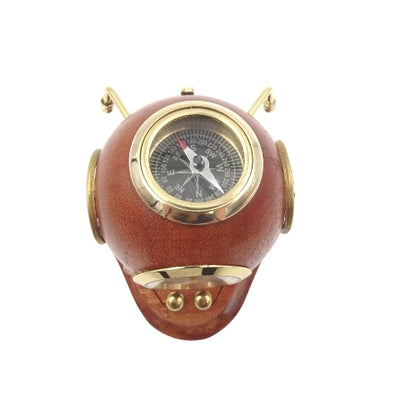 Mały Hełm Nurka Retro z Zegarem i Personalizacją