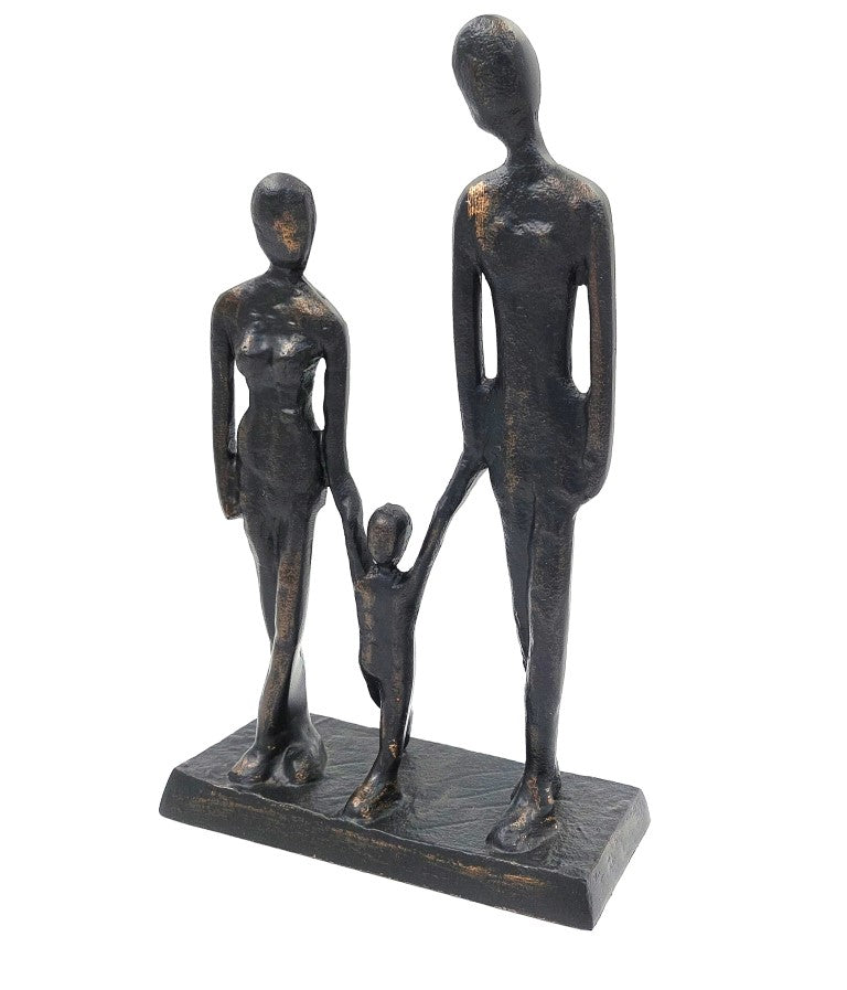 Familie cu copil, figurină decorativă DI-FIG-022