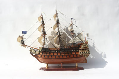 Model de lux al velierului Soleil Royal 65cm - SOL6, posibilitate de personalizare prin gravură