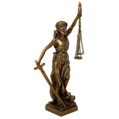 Figurină Themis, zeița dreptății, 20 cm, cu posibilitate de personalizare prin gravură