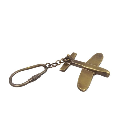 Breloc avion din aluminiu N-3480B, personalizabil prin gravură