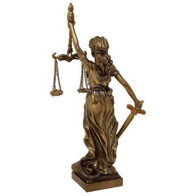 Figurină Themis, zeița dreptății, 20 cm, cu posibilitate de personalizare prin gravură