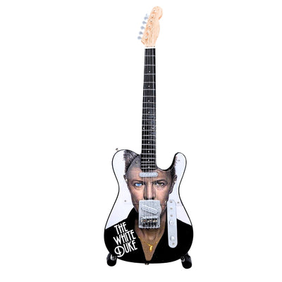 Mini Gitara Kolekcjonerska David Bowie MGT-8976 z Grawerem
