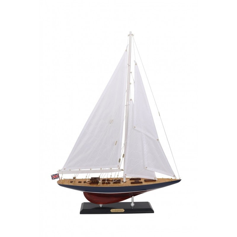 Replică a iahtului Endeavour 70 cm, cu posibilitate de personalizare prin gravură