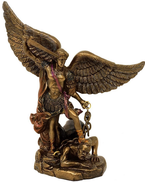 Arhanghelul Mihail - figurină decorativă cu posibilitate de personalizare prin gravură