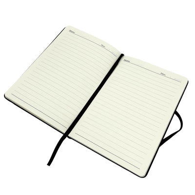 Set cadou elegant Classico cu personalizare - agendă A5 din piele, umbrelă, stilou, suport pentru cărți de vizită și breloc în cutie cadou estetică