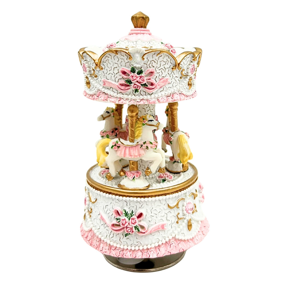 Carusel cutie muzicală pastel MP-333 cu gravură
