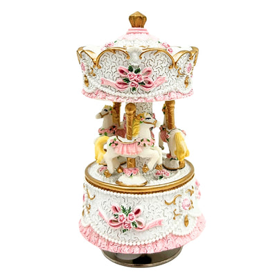 Carusel cutie muzicală pastel MP-333 cu gravură