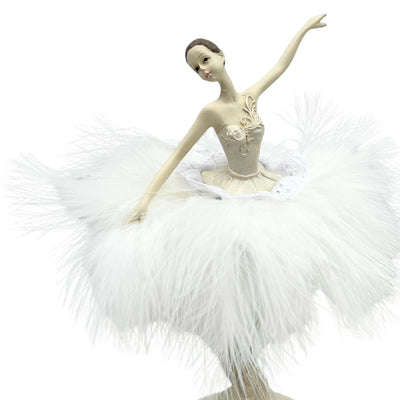Cutie muzicală Balerina Regina Zăpezii mobilă 23,5 cm cu gravură