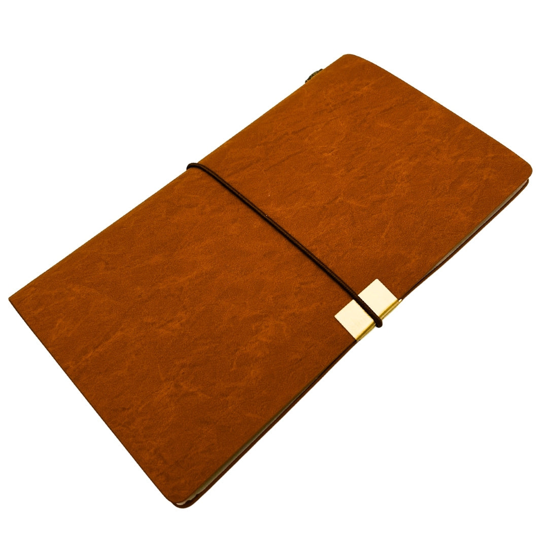 Carnet de călătorie din piele cu gravură personalizată
