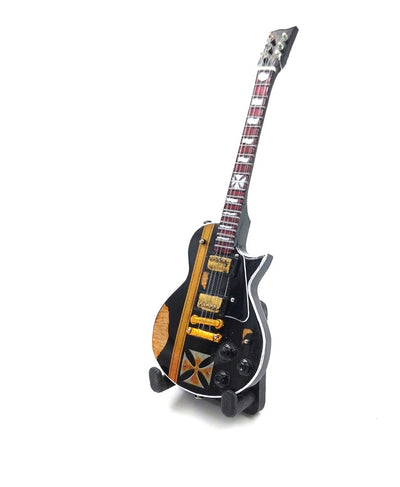 Mini chitară de colecție 15 cm în stil James Hetfield, cu posibilitate de personalizare prin gravură
