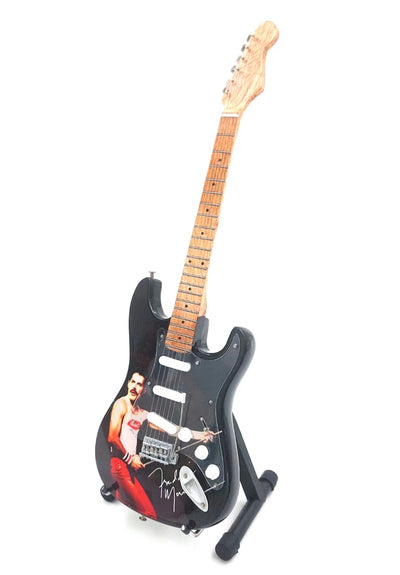 Mini chitară de colecție Freddie Mercury cu gravură