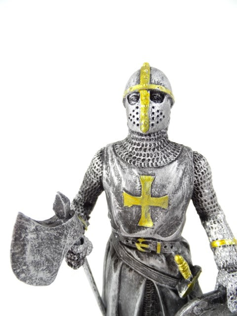 Figurină cavaler - cruciat 18cm, cu posibilitate de personalizare prin gravură