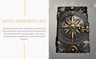 Jurnal din piele retro Roza vânturilor, 200 de pagini, cu posibilitate de personalizare prin gravură - bleumarin, carnețel din piele de capră de înaltă calitate pentru cadou