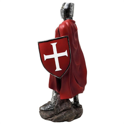 Figurină Cavaler Cruciat 30 cm din polirășină, cu posibilitate de personalizare prin gravură