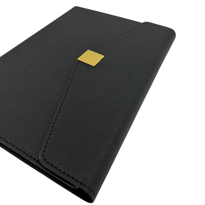Set cadou elegant Premium – agendă A5 cu pix și pendrive 16GB în cutie – negru-auriu – EE9