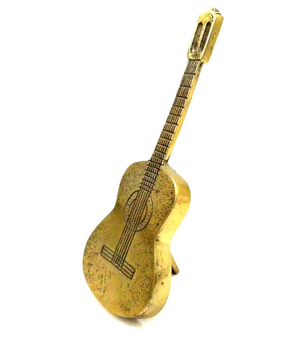 Chitară decorativă metalică MUS-20, personalizabilă prin gravură