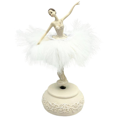 Cutie muzicală Balerina Regina Zăpezii mobilă 23,5 cm cu gravură
