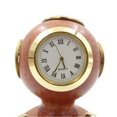 Mały Hełm Nurka Retro z Zegarem i Personalizacją