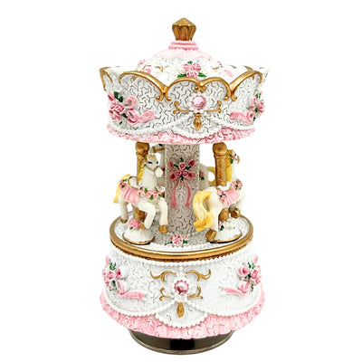 Carusel cutie muzicală pastel MP-333 cu gravură