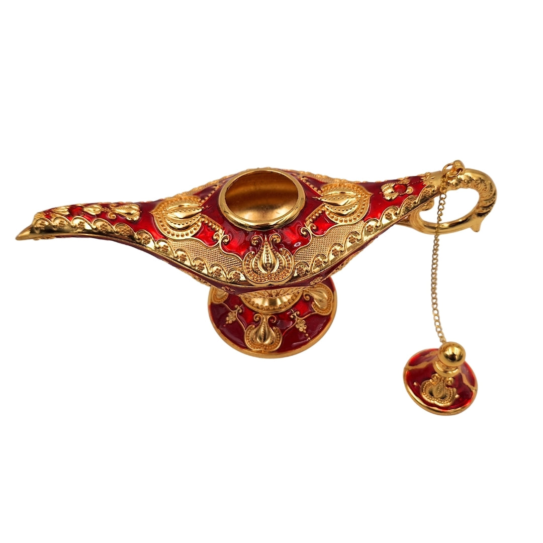 Lampa lui Aladin LAR cu ornamente aurii frumoase, 22 x 7 x 11 cm