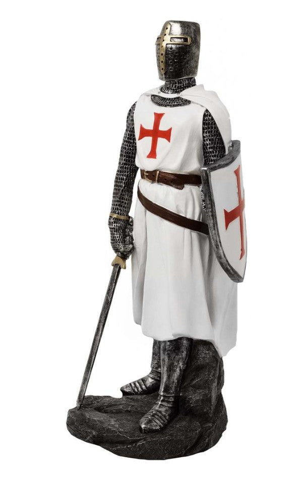 Cavaler Templier – figurină decorativă 30 cm cu posibilitate de personalizare prin gravură