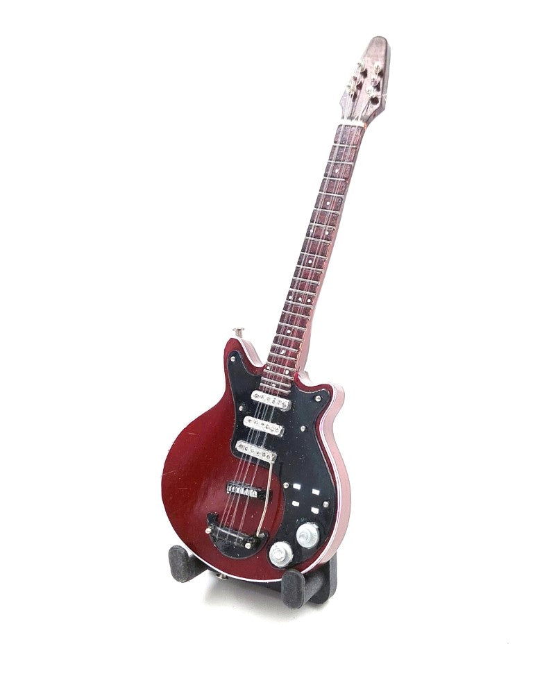 Mini chitară 15cm în stil Brian May, cu posibilitate de personalizare prin gravură