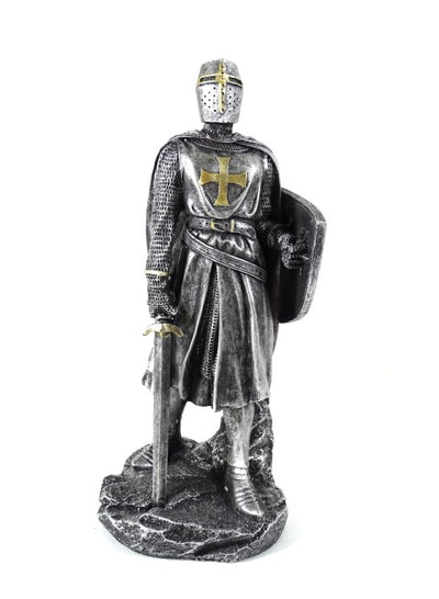 Figurka Rycerza Krzyżowca 30cm z Grawerem