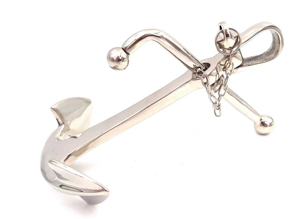 Kotwica Metalowa 20cm Srebrna z Możliwością Grawerunku - Idealna na Prezent dla Miłośników Morza i Żeglarstwa - Stylowa Dekoracja Marynistyczna do Wnętrz