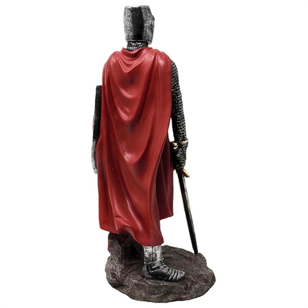 Figurină Cavaler Cruciat 30 cm din polirășină, cu posibilitate de personalizare prin gravură