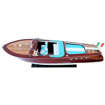 Ekskluzywny model motorówki Riva Aquarama 87cm z możliwością personalizacji grawerem