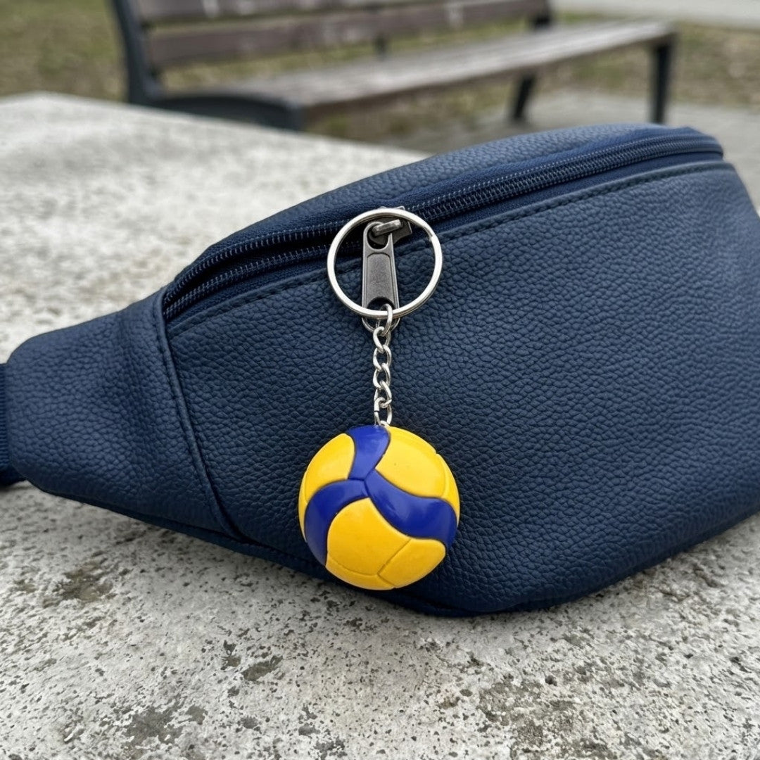 Breloc sportiv pentru chei volei cu gravură