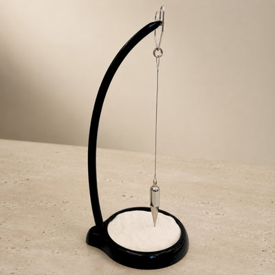 Pendul cu nisip Sand Pendulum cu gravură - decorațiune inspirațională 38cm cu nisip cinetic