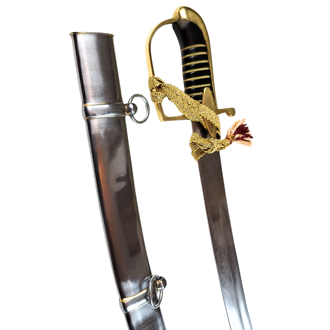 Sabie de cavalerie poloneză model 1921 „Radziwiłłówka” - replică cu posibilitate de personalizare prin gravură, cadou elegant pentru iubitorii de istorie, realizată din oțel de calitate superioară, lungime 95 cm