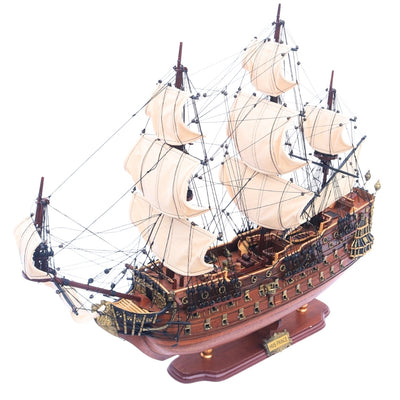 Model mare exclusiv al velierului HMS Prince 94cm, cu posibilitate de personalizare prin gravură