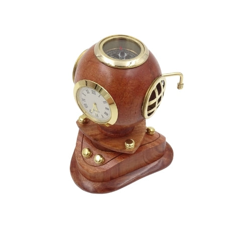Cască de scafandru retro mică, cu ceas și personalizare