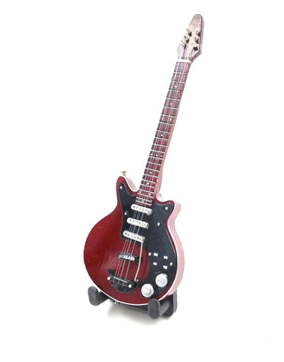 Mini chitară 15cm în stil Brian May, cu posibilitate de personalizare prin gravură