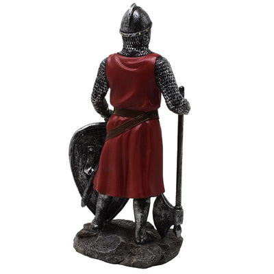 Figurka Rycerza Krzyżowca 18,5 cm z Polyresinu z możliwością personalizacji grawerem