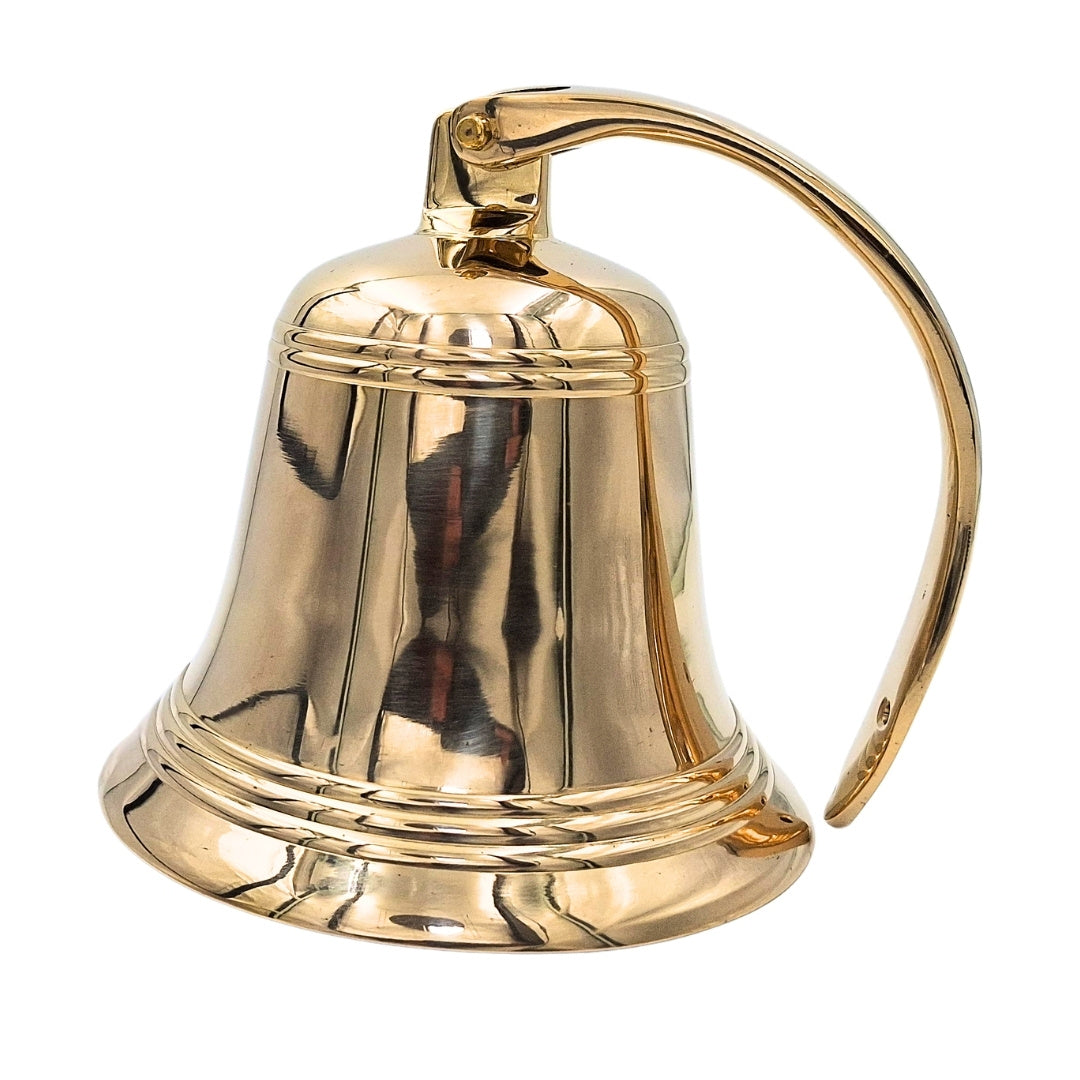 Clopot naval din alamă Diametru 17,5 cm - Decorațiune marină - HB43/7