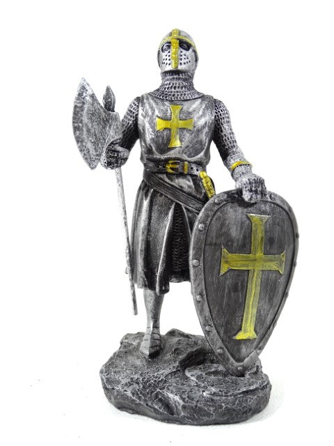 Figurină cavaler - cruciat 18cm, cu posibilitate de personalizare prin gravură