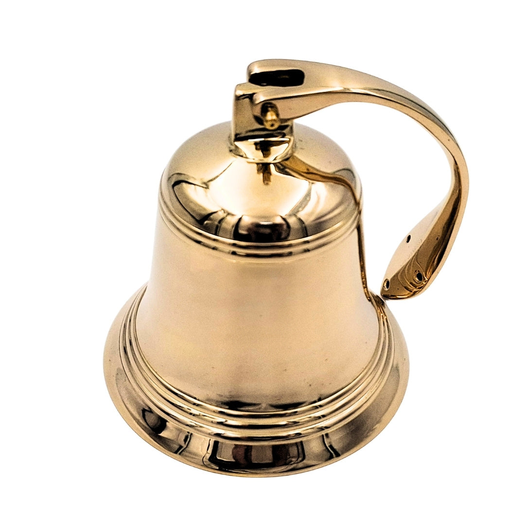 Clopot naval din alamă Diametru 17,5 cm - Decorațiune marină - HB43/7