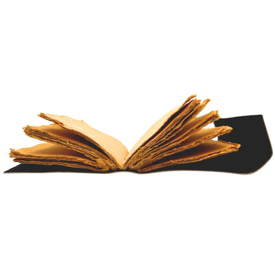 Jurnal din piele retro cu piatră și fazele Lunii